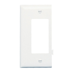 Pass & Seymour PJSE26W Sectional Wall Plate Decorator End Section Nylon White