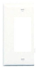 Pass & Seymour PJSE26W Sectional Wall Plate Decorator End Section Nylon White