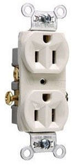 Pass & Seymour CR15LA Straight Blade Receptacle 15A 125V Commercial Grade Duplex