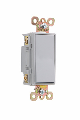 Pass & Seymour 2624GRY Four-Way Decorator Switch 20 Amps 120/277V