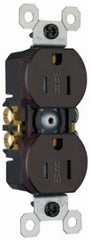 Pass & Seymour 3232TRWRGRY Straight Blade Receptacle 15A 125V Duplex Receptacle