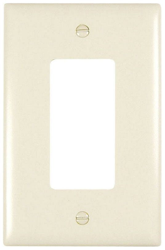 Pass & Seymour TPJ26LA Wallplate Unbreakable Decorator 1-Gang 3.312 Width x 5.06 Height Nylon Light Almond