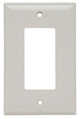 Pass & Seymour SPJ26LA 1-Gang 1-Decorator Light Almond Smooth Thermoset Plastic Junior-Jumbo Wallplate