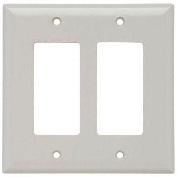 Pass & Seymour SPJ262LA Light Almond 2-Gang Junior Jumbo Wallplate