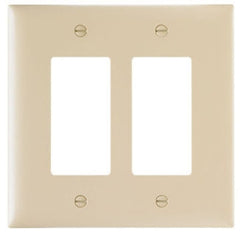 PASS & SEYMOUR TPJ262 2 Gang Jumbo Decorator Wall Plate, Brown