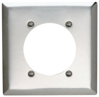 Pass & Seymour SS701 Wall Plate Power Outlet 2G 2.375 Inches Diameter Hole