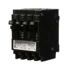 Siemens Q23040CT2 Quadplex Circuit Breaker, 2-Pole 30A-40A Inner-Outer Common-Trip, 120/240V AC, Plug-In, 10kA