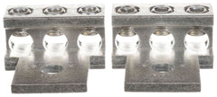 Siemens H68752-1 9/16 Inch Stud/Allen 6 AWG to 250 MCM 3-Conductor Tinned Aluminum 1-Hole Connector Lug