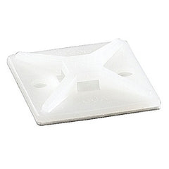 Thomas & Betts TC5345A Four-way Adhesive Mounting Base Natural Nylon for Temperatures up to 65 Degrees Celsius 100 Pack