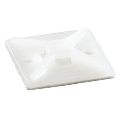 Thomas & Betts TC5345A Four-way Adhesive Mounting Base Natural Nylon for Temperatures up to 65 Degrees Celsius 100 Pack