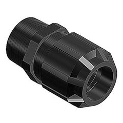 Thomas & Betts 2932NM Liquidtight Strain Relief Connector, Straight, 3/4 NPT Thread, Cable Range 0.500/12.7mm to 0.750/19.0mm, IP65 Rating