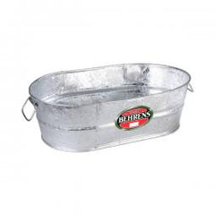 TRUE VALUE 00-OV Behrens Oval Tub, Weather & Rust Resistant Steel, 4-Gals.