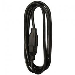 TRUE VALUE 02210ME Master Electrician Extension Cord, 16/2 SJOW Black Round Vinyl, 15-Ft.