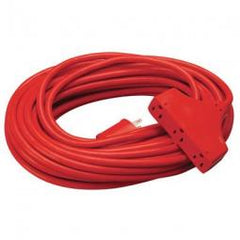 True Value 04217ME Master Electrician 25-Ft. 14/3 SJTW Red 3-Outlet Extension Cord