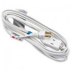 TRUE VALUE 09413ME Master Electrician Extension Cord, 16/2 SPT-2, White Polarized Cube Tap, 12-Ft.