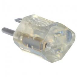 True Value 09907ME Master Electrician Clear Lighted-End Grounding Adapter