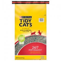 True Value 10720 Purina Tidy Cats Cat Litter Multi-Cat 24/7 Long Lasting Odor Control 20-Lb Bag