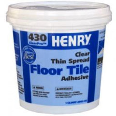 TRUE VALUE 12097 Henry 430 Thin-Spread Floor Tile Adhesive Clear 1-Qt. Replacement MPN