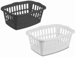 True Value 12459412 STERILITE Rectangle Laundry Basket, 24