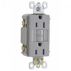 True Value 1597GRYCCD12 Pass & Seymour GFCI Receptacle 15A Gray