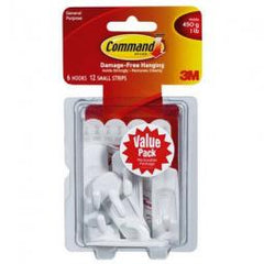 True Value 17002-VP-6PK Command Small Hook Value Pack