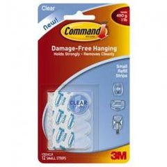 TRUE VALUE 17024CLR Command 6-Pack Clear Adhesive Refill - Small