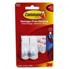 TRUE VALUE 17002 Command 2-Pack Small Hook