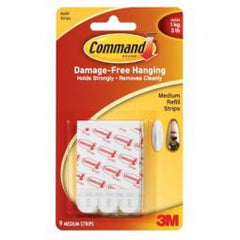 TRUE VALUE 17021P Command 9-Count Medium Mounting Strips