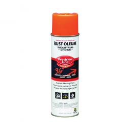 True Value 203027 Rust-Oleum Industrial Choice Precision Line Marking Paint Fluorescent Orange 17-oz. Inverted Aerosol