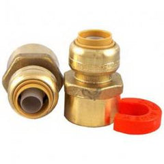 True Value 22604LF NPT Water Heater Kit, Sharkbite Push Fit Fittings, 1/2 x 3/4-In.