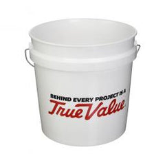 TRUE VALUE 2GLSK-TV 2-Gallon White Plastic Pail