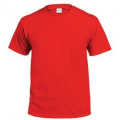 True Value 298496 T-Shirt Short-Sleeve Red Cotton Medium