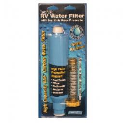 True Value 40043 Camco RV Water Filter With Flexible Hose Protector