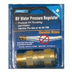 TRUE VALUE 40055 Camco RV Water Pressure Regulator, Brass