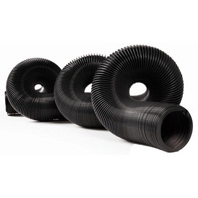 True Value 39611 Camco RV Sewer Hose, Black Vinyl, 20-Ft.