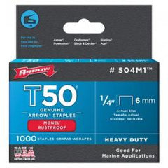 True Value 504M1 Arrow Monel Staples T50 1/4-In. 1,000-Pk.