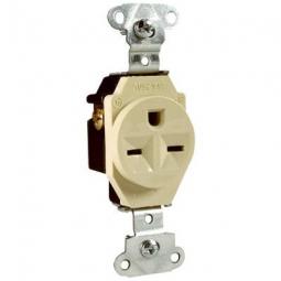 TRUE VALUE 5651ICC8 Pass & Seymour - Legrand 15A Heavy-Duty Single Outlet