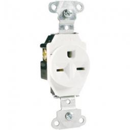 TRUE VALUE 5651WCC8 Pass & Seymour - Legrand 15A Heavy-Duty Single Outlet