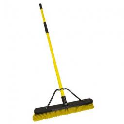 TRUE VALUE 857FGSU Quickie Jobsite Push Broom, Commercial Grade, 24-In. - TV206555