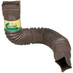 True Value 85019 Downspout Extension Flexible Brown Poly Extends 24 - 55-In.