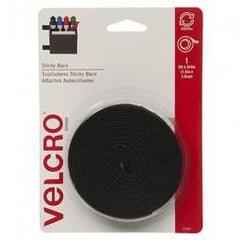 TRUE VALUE 90086 VELCRO Brand Sticky Back Fastening Tape, Black, 5-Ft. x 3/4-In.