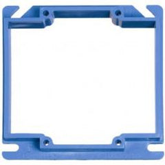 True Value A420RR Carlon 4-Inch Square 2-Gang PVC Box Cover With 1/2 Rise