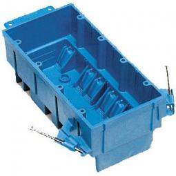 True Value BH464A Carlon 4 Gang New Work Super Blue Hard Body Wiring Box