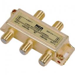 True Value DH44SPR RCA 4-Way Satellite Splitter