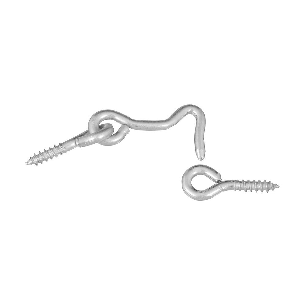 TRUE VALUE N117-853 2 Pack 1-1/2 Hook & Eye Steel