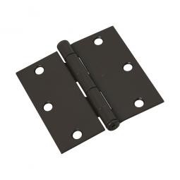 True Value N830-323 Oil Bronze Door Hinges 3Pk 3.5