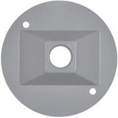 True Value RC-1-N Gray Weatherproof Round Lampholder Cover