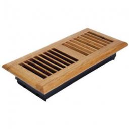 True Value RG2194 4 x 10-Inch Oak Louvered Hardwood Floor Register