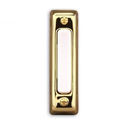 TRUE VALUE SL-711-02 POLISHED BRASS WIRED PUSH BUTT