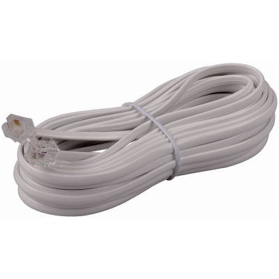 TRUE VALUE TP243WHN RCA Phone Line Cord, White, 25-Ft. Replacement MPN